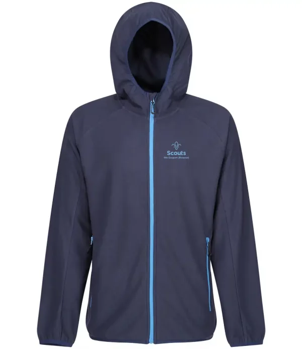 Team6th Adult Hooded Micro Fleece