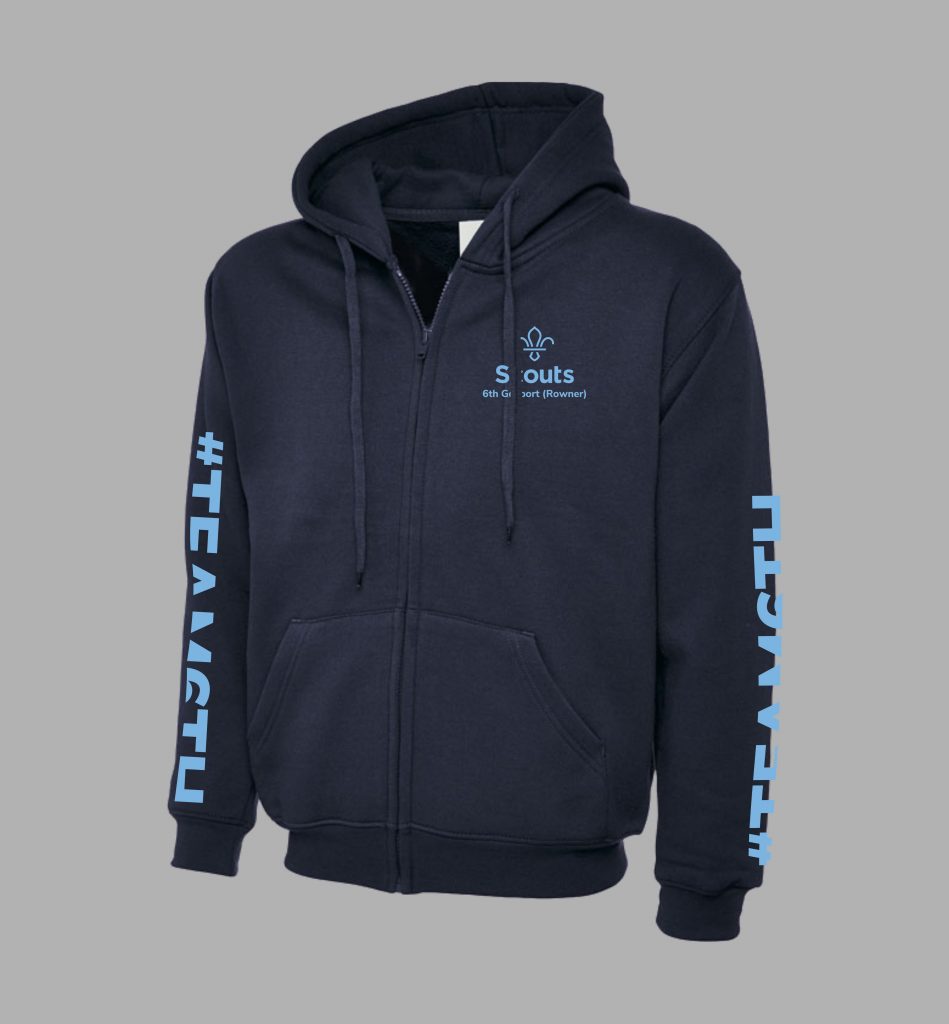 Team6th Adult Zoodie (Zipped Hoodie)