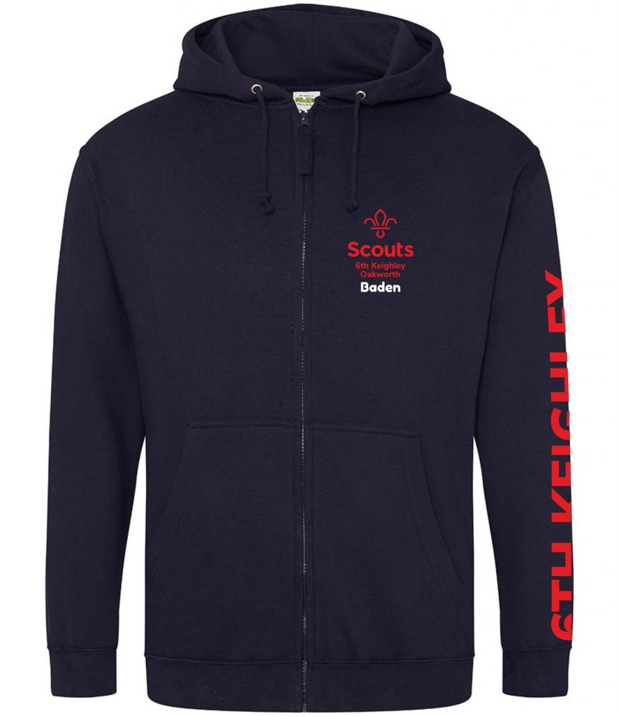 Child - 6th Keighley, Oakworth Zipped Hoodie (Zoodie)