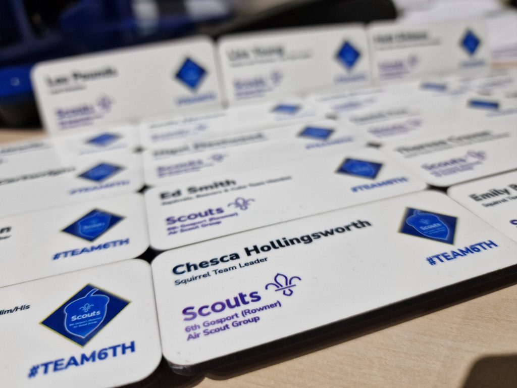 Scout Customisable Name Badge - Group Order