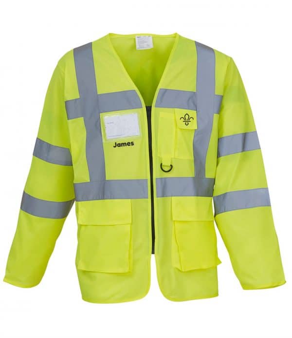 KSSN Hi-Vis Executive Long Sleeved Waistcoat