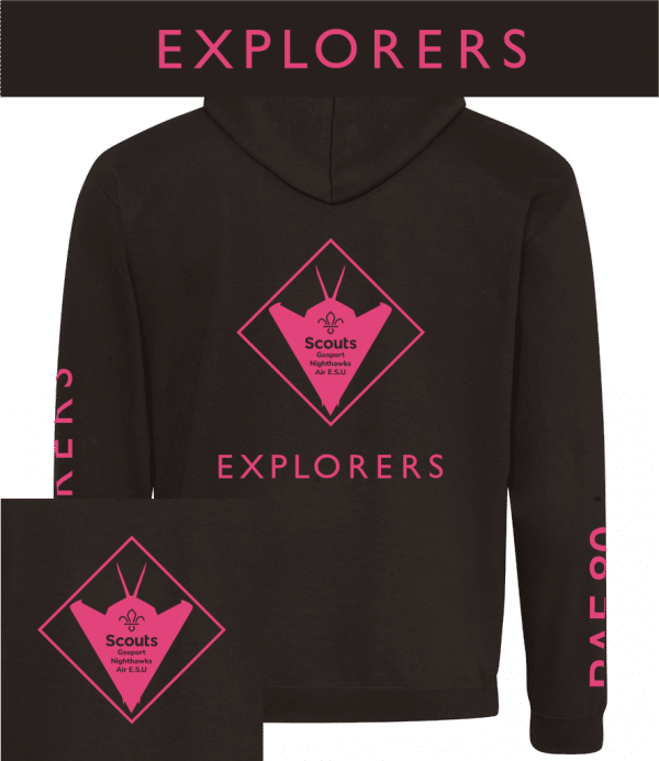 Nighthawk Alternative Air Explorer Contrast Hoodie (Pink) - Image 4