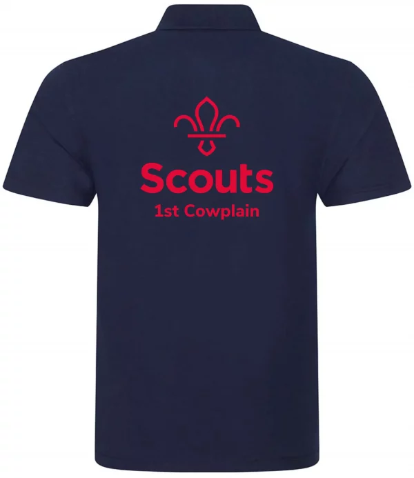 1st Cowplain Group Youth Navy T-Shirt - Image 2