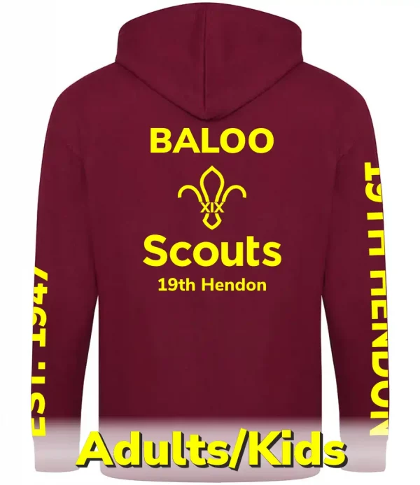 19th Hendon Group Child Full Zipped Hoodie - Image 2