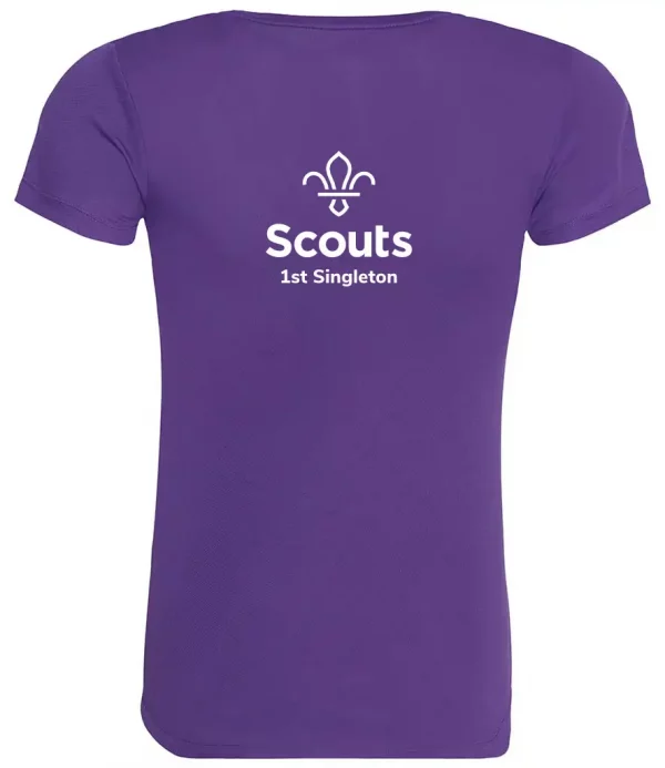 1st Singleton Ladies Wicking T-Shirt - Image 2