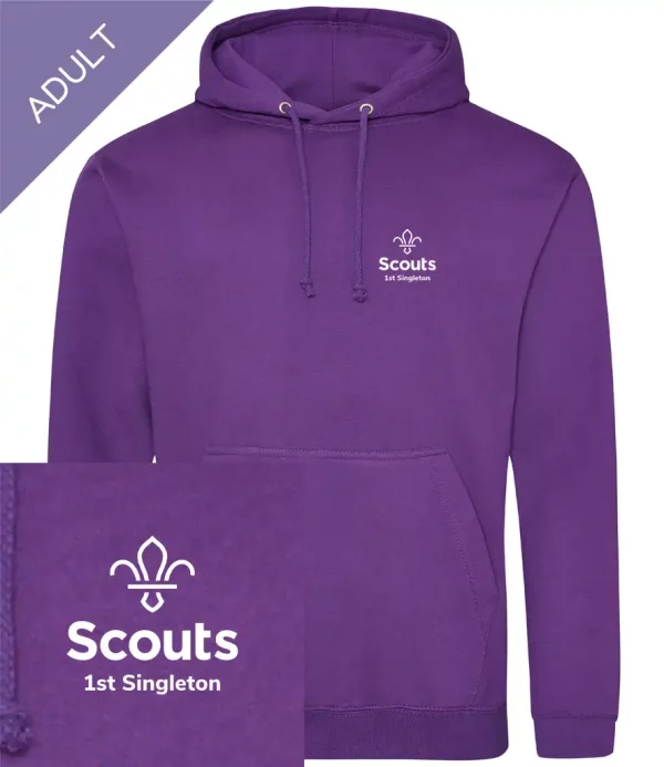 1st Singleton Adult Hoodie