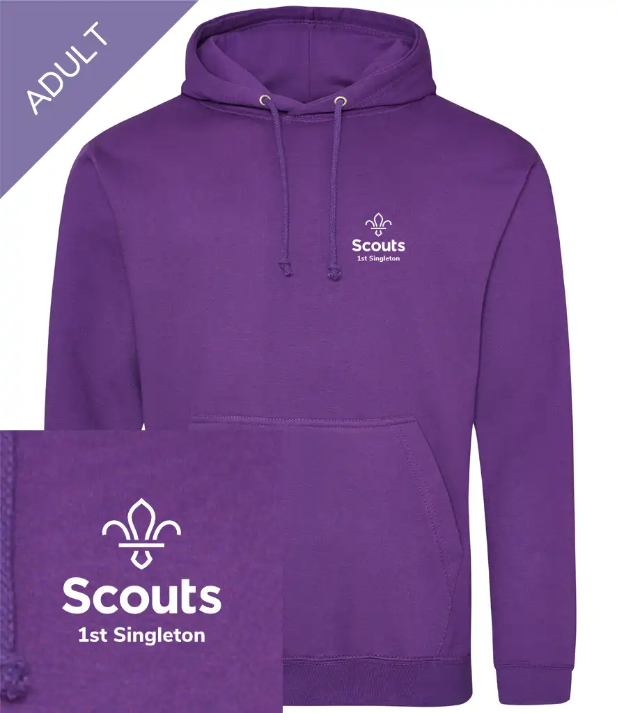 1st Singleton Adult Hoodie