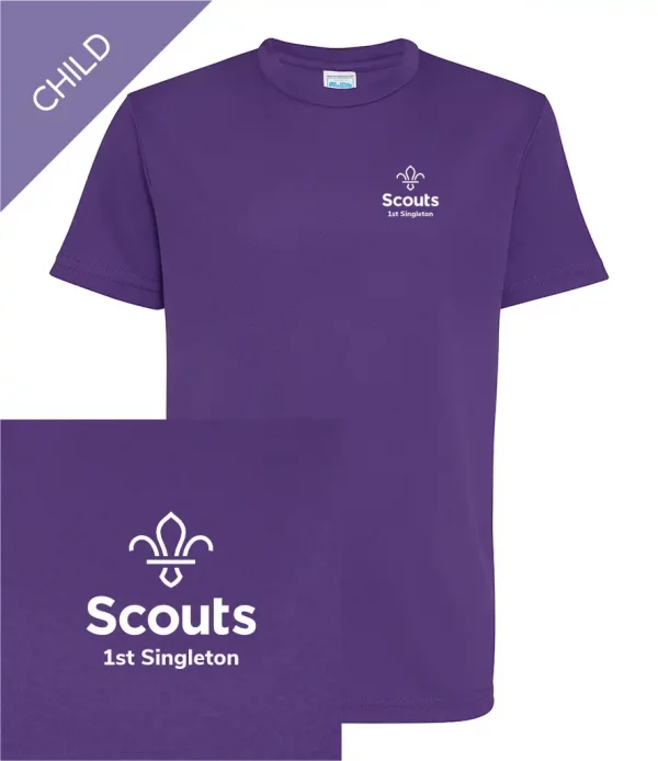 1st Singleton Child Wicking T-Shirt