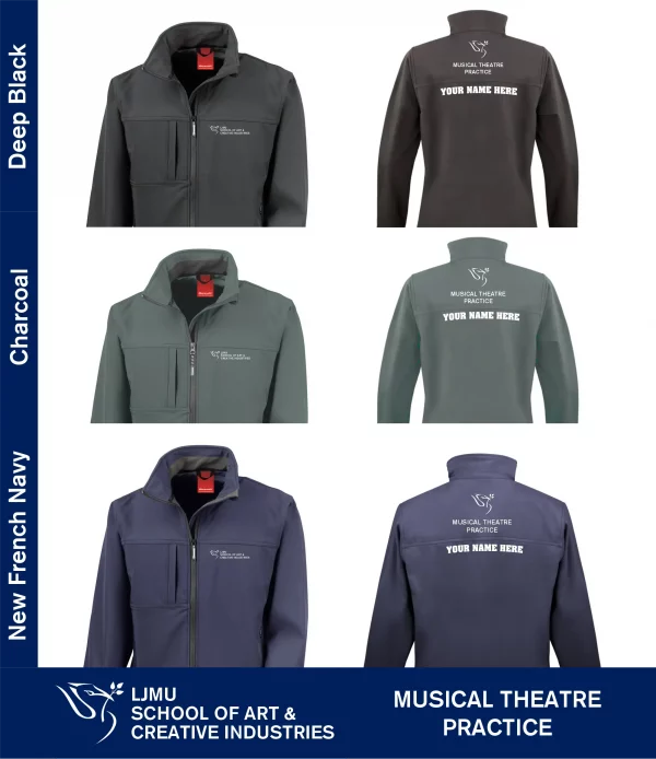 LJMU Musical Theatre Practice Softshell Jacket