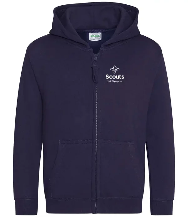 1st Plympton Child Zipped Hoodie/Zoodie