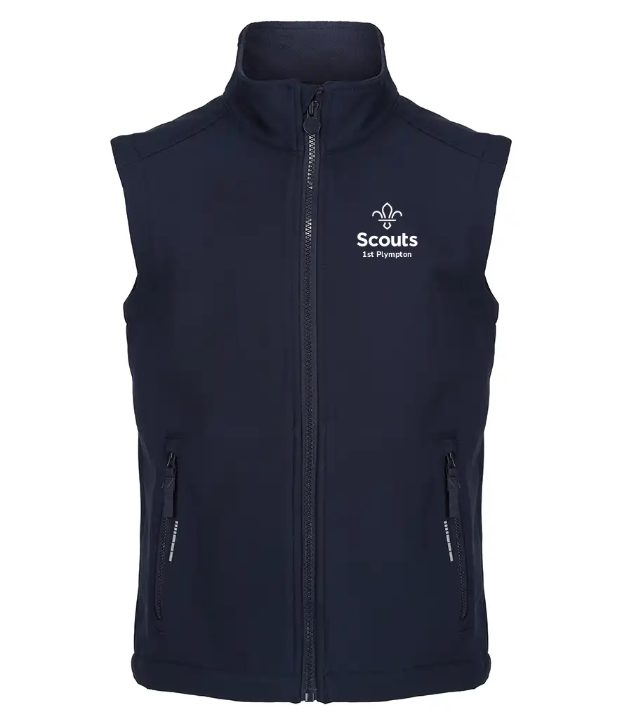 1st Plympton Child Regatta Soft Shell Bodywarmer/Gilet