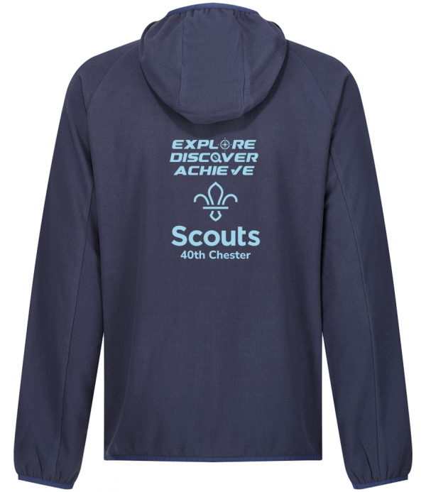 40th Chester Full Zip Hooded Fleece Jacket - Image 2