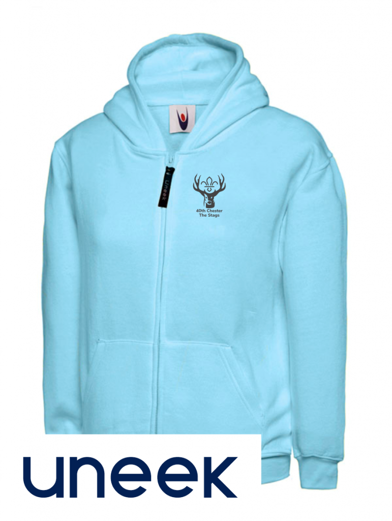 40th Chester Child Zipped Hoodie