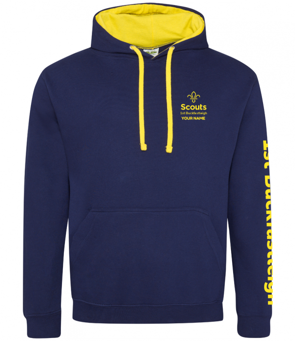 Adult Contrast Hoodie - Image 3
