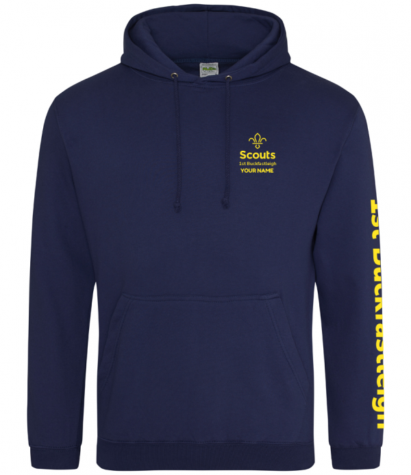 1st Buckfastleigh Adult Plain Hoodie - Image 3
