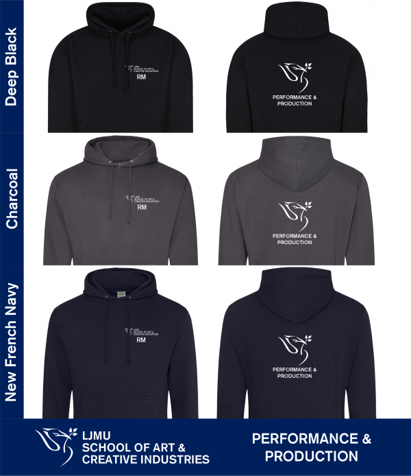 LJMU Official 2025 Performance & Production Hoodie
