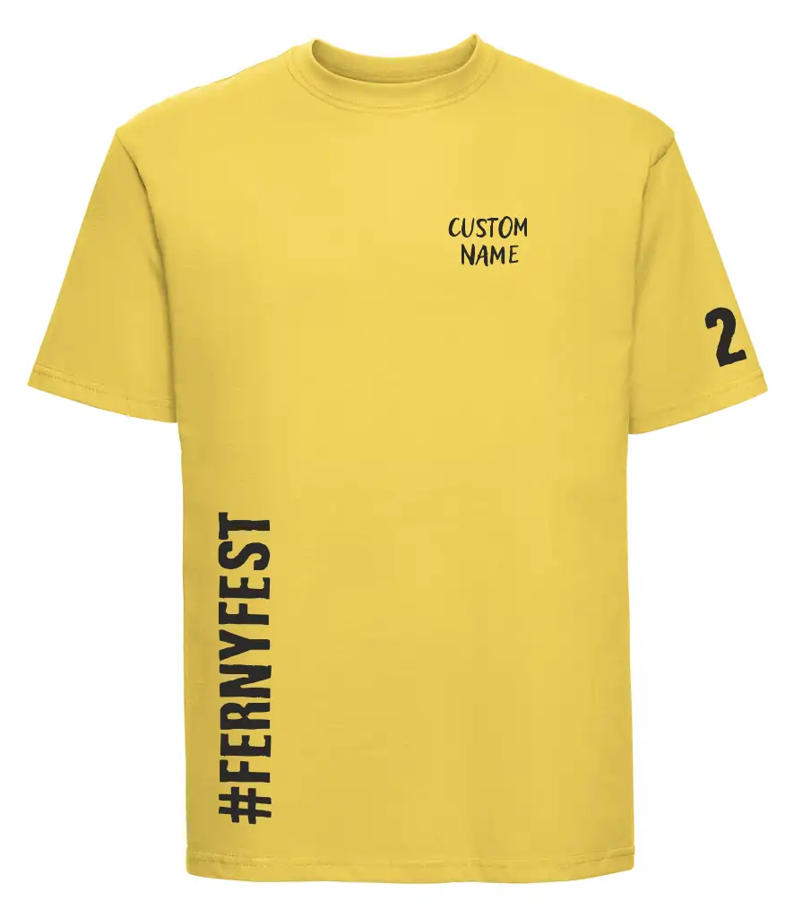 Ferny Fest Official T-Shirt - Yellow (S-5XL)
