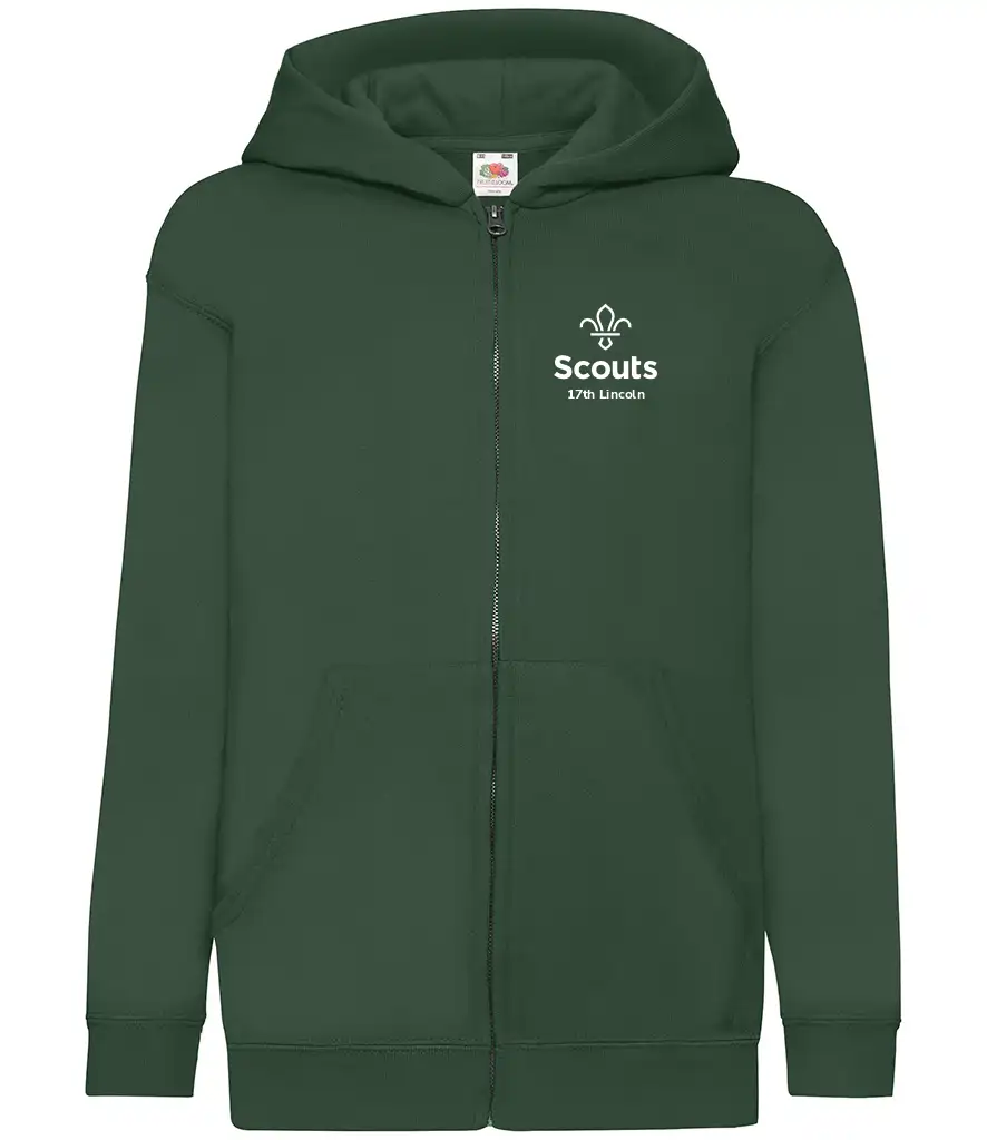17th Lincoln Youth Zipped Hoodie