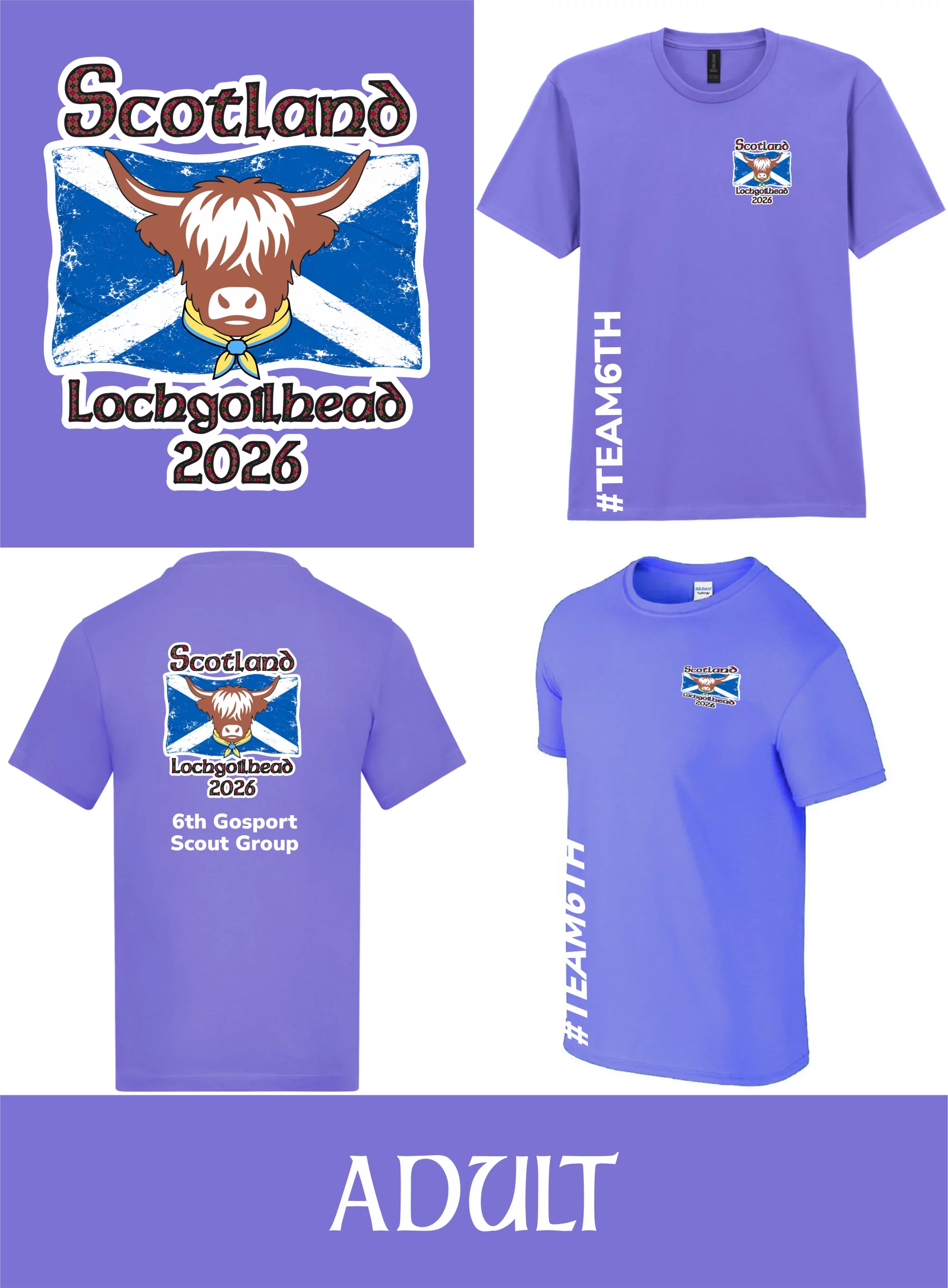 Scotland Adult T-Shirt